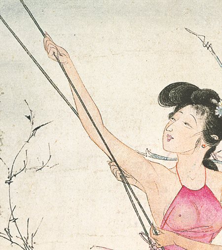 七里河-胡也佛的仕女画和最知名的金瓶梅秘戏图